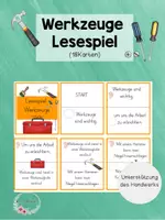 Vorschau - Spiele - Werkzeuge Bild-Lesespiel - Deckblatt