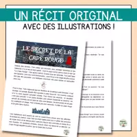 Aperçu - Texte - Lecture et écriture : Le secret de la cape rouge - Page 2