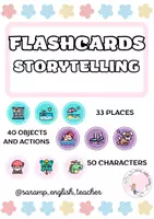 Vista previa - Tarjetas / Manipulativos - STORYTELLING FLASHCARDS - Portada