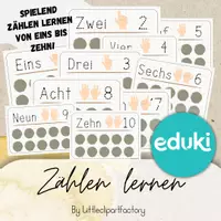 Vorschau - Arbeitsblätter - Zählen lernen - Zahlenkartei von Eins bis Zehn zum Belegen. Zahlenraum 1-10 - Seite 2