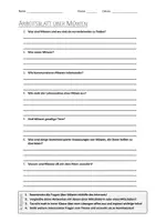 Vorschau - Arbeitsblätter - AB mit Fragen zum Thema "Möwen" + Lösungsblatt - Deckblatt