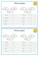 Vorschau - Arbeitsblätter - Aufgabenfamilien - Freiarbeitsmaterial Zahlenraum 10 - Seite 1