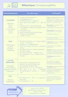 Vorschau - Merkblätter - Formulierungshilfen Bildanalyse - Deckblatt