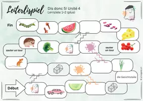 Vorschau - Spiele - Leiterlispiel Französisch Dis Donc 5 - Unité 4 (plus) - Seite 2