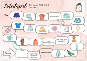 Vorschau - Spiele - Leiterlispiel Französisch Dis Donc 5 - Unité 6 (exkl. plus) - Seite 3