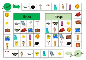 Vorschau - Spiele - Sommer Würfel Bingo - spielend lernen - Seite 2