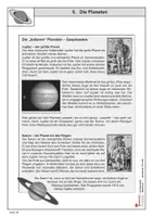 Vorschau - Arbeitsblätter - Die Planeten | Sachunterricht Grundschule Klasse 3-4 | Sonne, Erde, Mars, Weltraum, Sonnensystem | Arbeitsblätter, Kopiervorlagen, Freiarbeit mit Lösungen - Seite 3