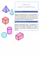 Vorschau - Stundenentwürfe - Unterrichtsentwurf: Geometrische Körper - Seite 3