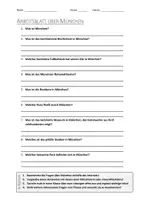 Vorschau - Arbeitsblätter - Lernposter + AB mit Fragen zum Thema "München" + Lösungsblatt + Infografik - Seite 1