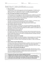 Vorschau - Arbeitsblätter - AB mit Fragen zum Thema "Mund" + Lösungsblatt + Mindmap + Infografik - Seite 3