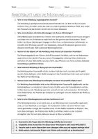 Vorschau - Arbeitsblätter - AB mit Fragen zum Thema "Mündung" + Lösungsblatt - Seite 1