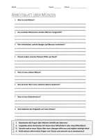 Vorschau - Arbeitsblätter - AB mit Fragen zum Thema "Münzen" + Lösungsblatt - Deckblatt