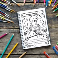 anteprima - Materiale per pittura e bricolage - Esplora lo Spazio con le Donne delle STEM: Set di Pagine da Colorare su Ellen Ochoa, Sally Ride e Mae Jemison - Pagina 1