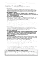 Vorschau - Arbeitsblätter - AB mit Fragen zum Thema "Musik" + Lösungsblatt + Mindmap + Infografik - Seite 3