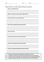 Vorschau - Arbeitsblätter - Lernposter + AB mit Fragen zum Thema "Musikrichtung" + Lösungsblatt + Mindmap + Infografik - Seite 1
