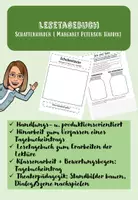 Vorschau - Unterrichtsreihen - Lesetagebuch "Schattenkinder": Klassenarbeit + Bewertung - Deckblatt