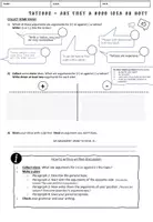 Vorschau - Arbeitsblätter - Written Discussion Englisch: Tattoos - Seite 3