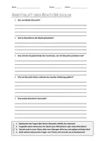 Vorschau - Arbeitsblätter - AB mit Fragen zum Thema "Benito Mussolini" + Lösungsblatt + Infografik - Deckblatt