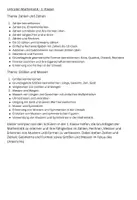 Vorschau - Lehrwerke/Schulbücher - Mathematik-Lehrplan für die 1. Klasse - die Grundlagen - Deckblatt