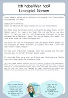 Vorschau - Spiele - Ich habe - wer hat - Nomen - Seite 1