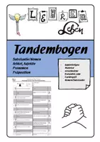 Vorschau - Arbeitsblätter - Tandembögen - verschiedene Wortarten - Deckblatt