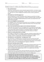 Vorschau - Arbeitsblätter - AB mit Fragen zum Thema "Nachrichten" + Lösungsblatt + Infografik - Seite 2