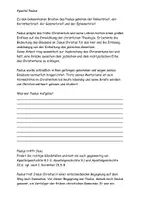 Vorschau - Arbeitsblätter - Bibelgeschichten: Paulus Texte Aufgabe Lösung Klasse 4-7 - Seite 3