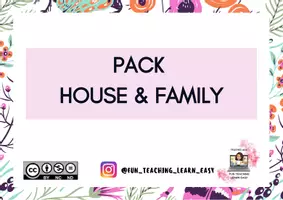 Vista previa - Hojas de trabajo - HOUSE & FAMILY PACK - Portada