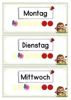 Vorschau - Präsentationen/Tafelbilder - Kalender zum Aufhängen - Tage - Monate - Jahreszeiten - Wetter - Seite 3