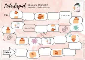 Vorschau - Spiele - Leiterlispiel Französisch Dis Donc 6 - Unité 2 (exkl. plus) - Seite 3