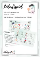 Vorschau - Spiele - Leiterlispiel Französisch Dis Donc 6 - Unité 3 (plus) - Deckblatt