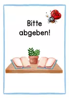 Vorschau - Anderer Materialtyp - Schilder - Hausübung-abgeben-einordnen-korrigieren - Igelklasse - Seite 3