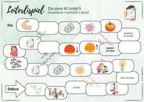 Vorschau - Spiele - Leiterlispiel Französisch Dis Donc 6 - Unité 5 (plus) - Seite 2