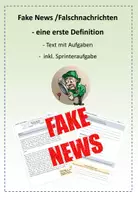 Vorschau - Stundenentwürfe - Fake News / Falschnachrichten - UB + Vorstunde - Seite 1