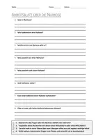 Vorschau - Arbeitsblätter - AB mit Fragen zum Thema "Narkose" + Lösungsblatt - Deckblatt