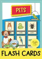 Vorschau - Bildkarten - Pets: Flash Cards / Bild- und Wortkarten (Englisch) - Deckblatt