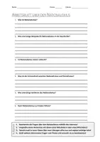 Vorschau - Arbeitsblätter - AB mit Fragen zum Thema "Nationalismus" + Lösungsblatt + Infografik - Deckblatt