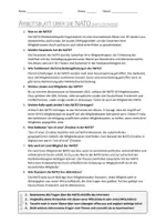 Vorschau - Arbeitsblätter - AB mit Fragen zum Thema "NATO" + Lösungsblatt + Mindmap + Infografik - Seite 2