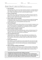 Vorschau - Arbeitsblätter - AB mit Fragen zum Thema "Natur" + Lösungsblatt + Infografik - Seite 2