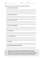Vorschau - Arbeitsblätter - AB mit Fragen zum Thema "Naturwissenschaften" + Lösungsblatt + Mindmap + Infografiken - Deckblatt