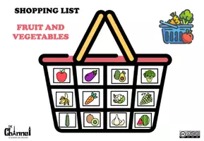 Vista previa - Juegos / Gamificación - Fruit & Vegetables - Shopping List Game - Colour - página 1
