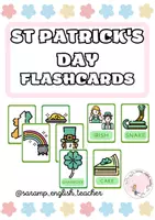 Vista previa - Juegos / Gamificación - ST PATRICK'S DAY FLASHCARDS (MARCH 17TH) - Portada