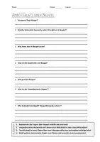 Vorschau - Arbeitsblätter - AB mit Fragen zum Thema "Neapel" + Lösungsblatt - Deckblatt