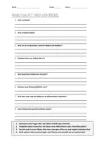 Vorschau - Arbeitsblätter - AB mit Fragen zum Thema "Nebel" + Lösungsblatt - Deckblatt