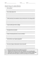 Vorschau - Arbeitsblätter - AB mit Fragen zum Thema "Nero" + Lösungsblatt + Infografik - Deckblatt
