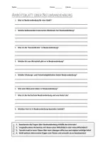 Vorschau - Arbeitsblätter - AB mit Fragen zum Thema "Neubrandenburg" + Lösungsblatt - Deckblatt