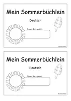 Vorschau - Arbeitsblätter - Mein Sommerbüchlein - Deutsch - Seite 2