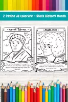 anteprima - Materiale per pittura e bricolage - Le Eroine della Giustizia: Harriet Tubman e Angela Davis - Pagina di copertina