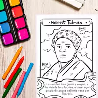 anteprima - Materiale per pittura e bricolage - Le Eroine della Giustizia: Harriet Tubman e Angela Davis - Pagina 2