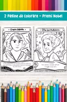 anteprima - Materiale per pittura e bricolage - Geni Nobel dell'Italia: Coloriamo le Storie di Grazia Deledda e Rita Levi-Montalcini - Pagina di copertina